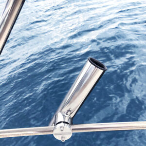 Stainless Steel Fishing Pole Stand Bracket Rail 19-32mm Marine Hardware Quality