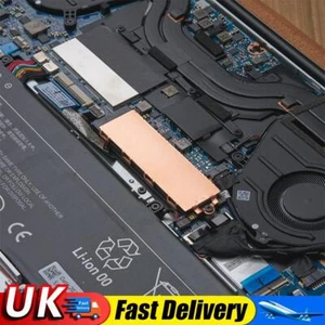 Copper M.2 Heatsink Ultra-thin 0.8mm Heat Radiator for M.2 NVMe 2280 SSD UK - Bild 1 von 12