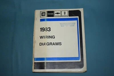 1983 Chevrolet Camaro Impala Oldsmobile Cutlass 1984 Corvette Wiring Diagrams - Image 1 of 4