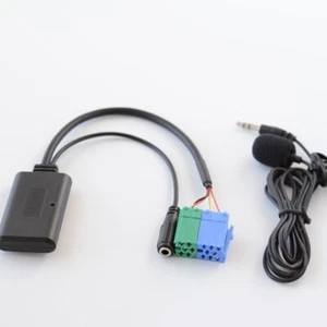 Car Bluetooth 5.0 Adapter AUX Cable CD AUX IN Cable With MIC For Porsche Becker - Picture 1 of 8