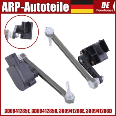 2x Sensor de nivel sensor de altura delantero izquierdo derecho para VW Phaeton 3D 2002-2016 - Imagen 1 de 4
