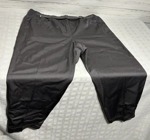 Lafayette 148 Dekalb Urbane Belted Straight Leg Pants Satin Gray Size XXL Womens - Picture 1 of 14