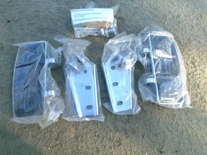 N.O.S. HARLEY DAVIDSON PASSENGER FLOORBOARD KIT 50601-83 1980-MID 80's FLT FLHT - Picture 1 of 15