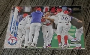 2020 Topps Series 2 Baseball TEXAS RANGERS Base Team Card #516 Globe Life Park - Picture 1 of 2