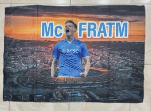 bandiera 140x90 NAPOLI Campione D’Italia Scudetto Scott McTominay Stampa Digital - Foto 1 di 3