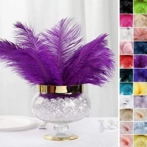 Centros de mesa de plumas de avestruz genuinas de 13"-15" boda fiesta VENTA AL POR MAYOR - Imagen 1 de 107