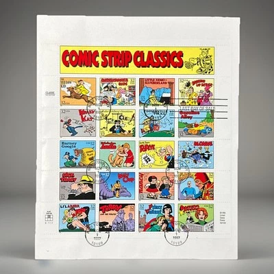 Scott 3000 “Comic Strip Classics” FDC First Day Of Issue - Image 1 of 2