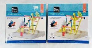 Lotto 2 Altalena Uccellino Perch Platform Swingin’ Sanctuary Parco Giochi Scale Giocattoli - Foto 1 di 3