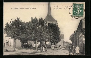 CPA Étréchy, Place de l´Eglise - Picture 1 of 2