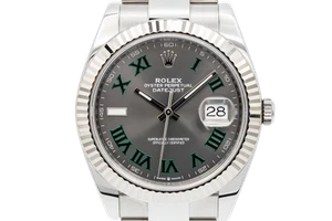 Rolex DateJust 41mm 'Wimbledon' Stainless Steel Oyster 126334 2018 - Picture 1 of 12