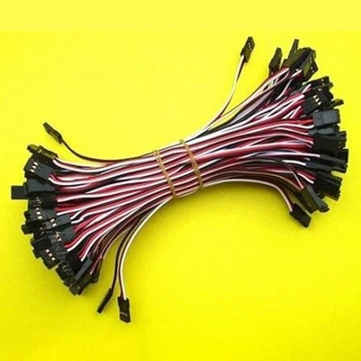 100x 10CM Male to Male JR Extension Lead Wire Cable for MWC APM KK PX4 100mm - Image 1 of 4