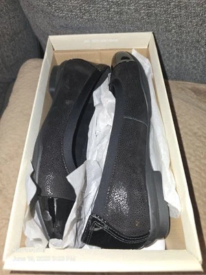 Nuevo Zapato Plano Clarks Neenah Negro Ballet Talla 11 M Cojín Suave Foto 1 de 4