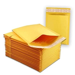 #0000, 4" x 6", 20 Pack, Kraft Bubble Mailers Padded Shipping Envelopes Self - Afbeelding 1 van 7