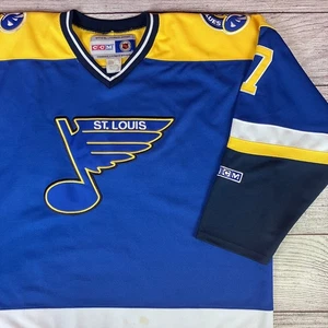 Camiseta deportiva de hockey Y2k St. Louis Blues Keith Tkachuk CCM talla XL para hombre - Imagen 1 de 10