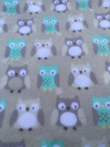 Parent's Choice Grau Eule Plüsch Fleece Baby Decke Lovey EUC - Bild 1 von 5