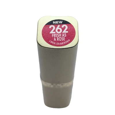 Lápiz labial original L'Oreal Colour Riche 262 fresco como una rosa, como en la foto Foto 1 de 4