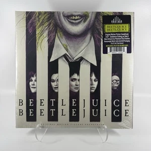 Beetlejuice Beetlejuice Horror Soundtrack Vinyl Record Splatter Color Variant - Picture 1 of 3