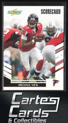 Michael Vick 2007 Score #70 Scorecard Atlanta Falcons 269/750 - Image 1 of 2