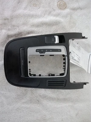 2009-2012 Audi A4 Quattro Floor Shifter Bezel Trim Chrome Black Console Piece - Image 1 of 4