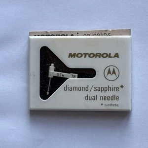 NOS Vintage Motorola Diamond/Sapphire doppio ago 92-831DS - Foto 1 di 2