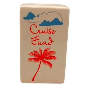 Vintage Ceramic Cruise Fund Pretty Penny Bank 5" x 3" x 2" - Picture 1 of 7