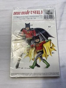 Neue Mode Stil M10216 Caped Crusader Costume Child Adult Uncut L 116-152 6-12 - Picture 1 of 2