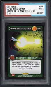 2015 PANINI SAIYAN AERIAL ATTACK DRAGON BALL Z MOVIE COLLECTION #U98 SOC POP1 AU - Picture 1 of 2