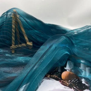 1 Yard transparenter Organza Plissee Netzstoff Nähen Zum Selbermachen Rüschen Gaze Kleid Rüschen Nähen - Bild 1 von 22