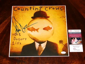 COUNTING CROWS ADAM DURITZ SIGNED 12X12 THIS DESERT LIFE ALBUM PHOTO JSA COA!!! - Picture 1 of 1