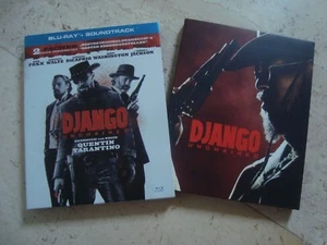 DJANGO UNCHAINED *rare* Blu-ray + CD SOUNDTRACK ltd. DIGIPAK Tarantino SLIPCOVER - Picture 1 of 12