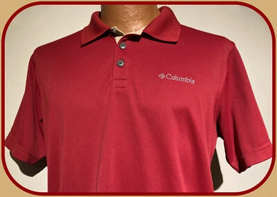 CAMISA POLO DE GOLF COLOMBIA ADULTO MEDIANA OMNI MECHA MANGA CORTA NUEVA SIN ETIQUETAS Foto 1 de 4