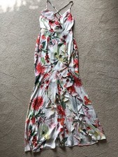 lipsy gracie print wrap dress