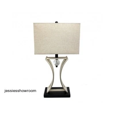 Lámpara de Mesa Reloj de Arena Péndulo Cromo Moderna Única Mejora Visual Decoración del Hogar Nueva Foto 1 de 3