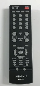 Insignia ZRC-101 Remote Control for NSLCD19 NSLCD32FS NSLCD37 NSLCD42 - Picture 1 of 5
