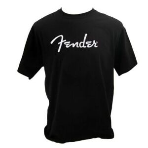 T-shirt homme authentique logo Fender pour guitares original - NOIR - XXX-Large, 3XL