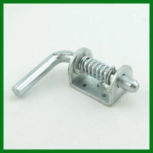 Zinc Plated 3/4" Heavy Duty Spring Latch Assembly Bolt on Style B2596 - Imagen 1 de 2