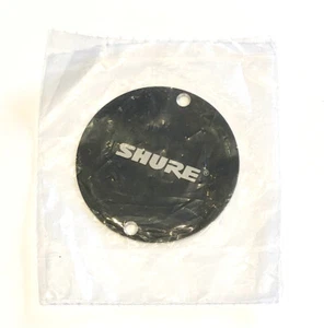 NOS Round 2" Diameter Black And White Shure Badge, In Oiginal Sealed Packet. MD - Picture 1 of 1
