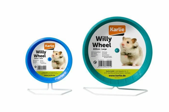 Karlie Laufrad Kunststoff Willy Wheel Hamster Mäuse Ratten Rad - Bild 1 von 1