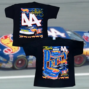Kyle Petty 1997 Hot Wheels Mattel Racing AOP T-Shirt Sz. XL VTG - Picture 1 of 8