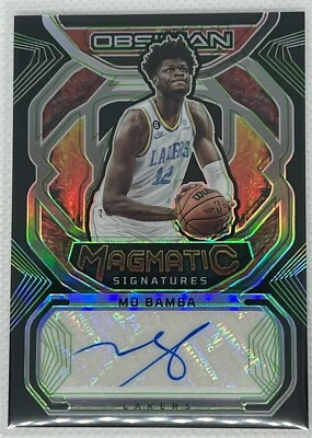2022-23 Panini Obsidian MO BAMBA Magmatic Signatures Auto Green /25 Lakers - Image 1 of 2