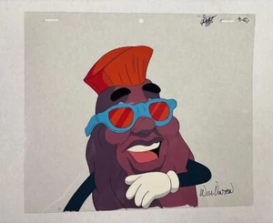 California Raisins original production cel art TV show Red signed Will Vinton - Picture 1 of 3