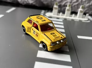 Vintage TOMY Tomica Renault 5 Turbo Very Rare Yellow Top Pocket Cars Rally elf - Picture 1 of 11