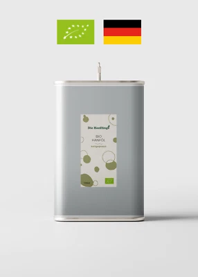 BIO Hanföl – kaltgepresst - 1 Liter - Herkunft: DE - Image 1 of 4
