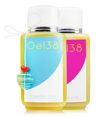 (100ml/9,87€) SET Oel38 Sonnenöl +After Sun Olivenöl+Zitrone Naturkosmetik TOP