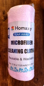 Microfiber Cleaning Cloth Roll -40 Pack, Tear Away Microfiber Towels - Picture 1 of 2