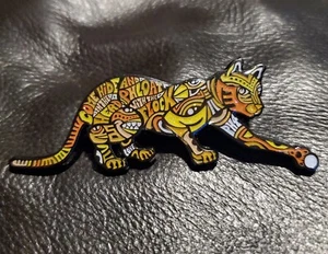 Prendedor coleccionable FireCat variante ocelote banda PHISH LE 150 de Danny Steinman NUEVO - Imagen 1 de 1