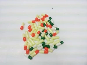 1000 LEERE Gel GELATINE KAPSELN 500ml transparent, spezifische Farbe - Bild 1 von 3