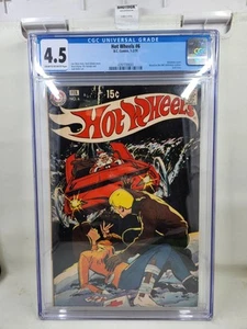 Hot Wheels #6 DC Comics 1971 Neal Adams Bad Santa cubierta graduada CGC 4,5 L30SA - Imagen 1 de 5