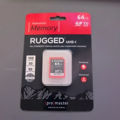 ProMaster SDXC 64GB Rugged UHS-I Memory Card - Image 1 of 2