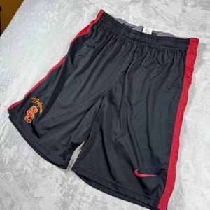 USC Trojans Shorts Mens XXL Nike Team Issued NCAA Football Warmup Drawstring - Picture 1 of 14